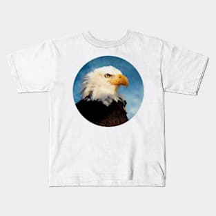 Eagle portrait Kids T-Shirt